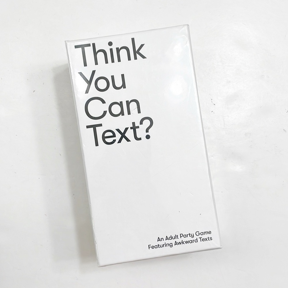 Think You Can Text? card game
